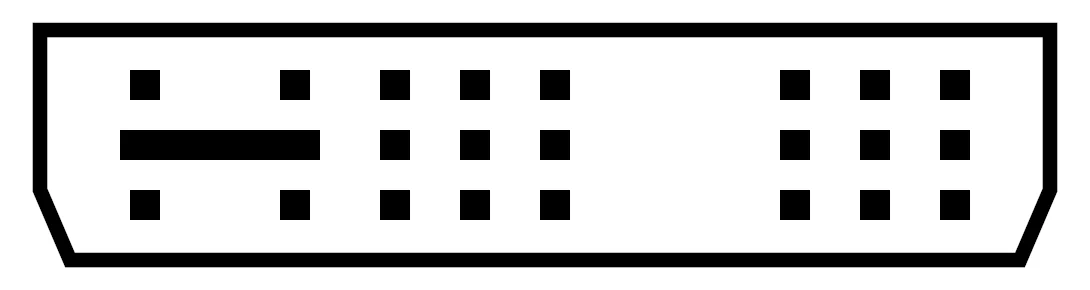 DVI-I Single Link Pin Configuration